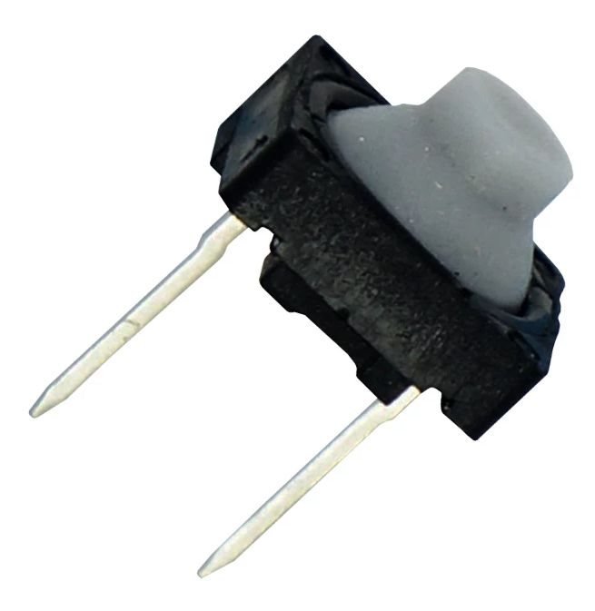 Micro Drukknop Schakelaar Siliconen 8x8x5mm hoog 2-pin 02